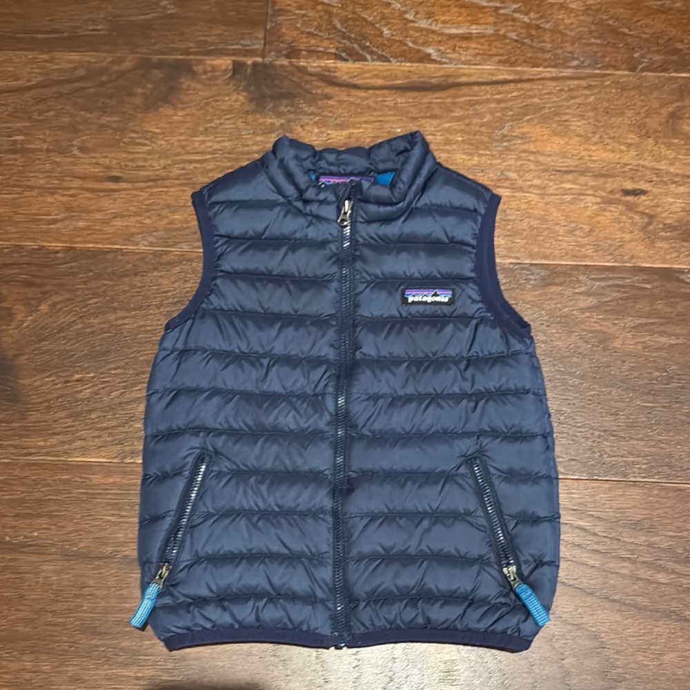 Patagonia Dark Blue Quilted Vest